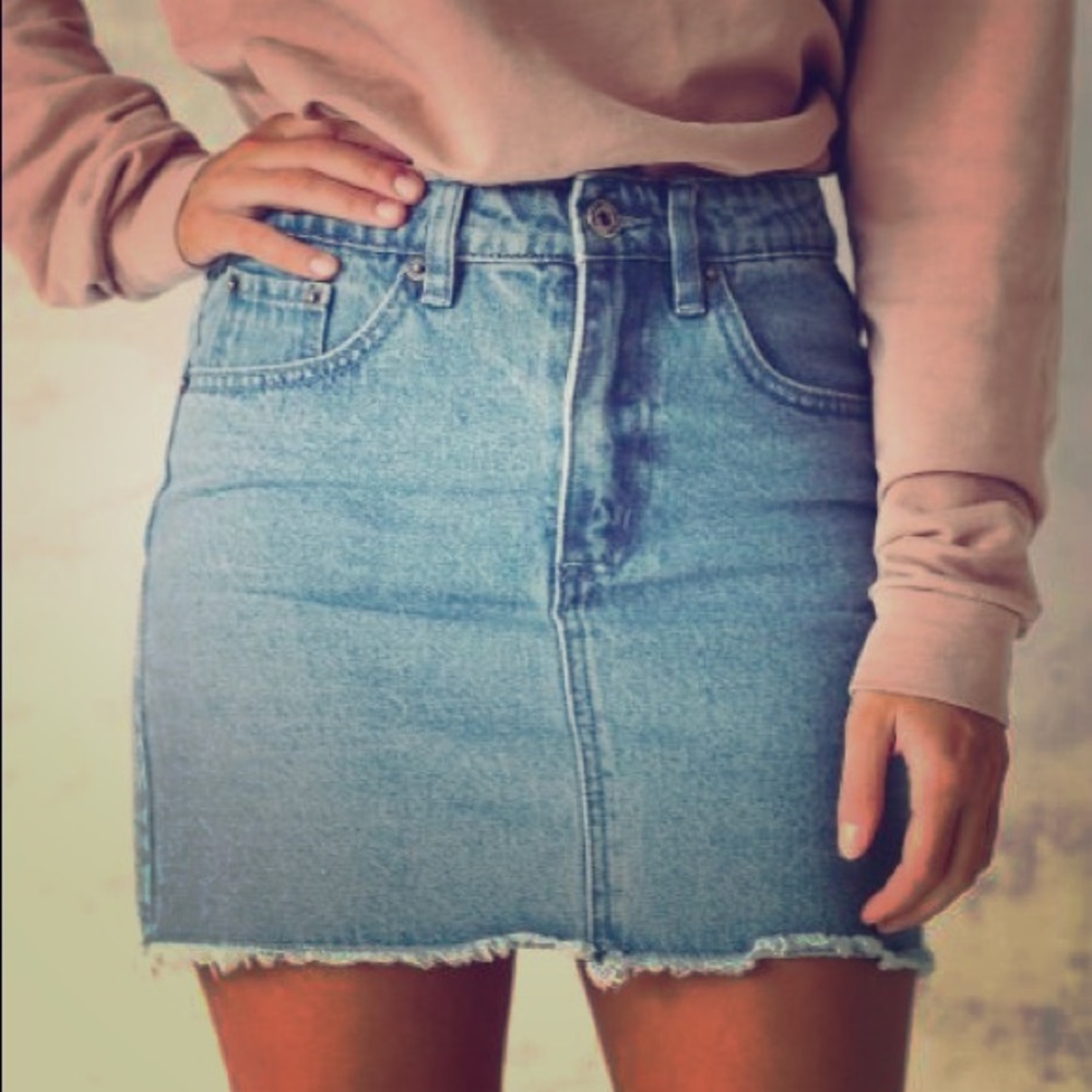 7 For All Mankind Josefina Jean Skirt